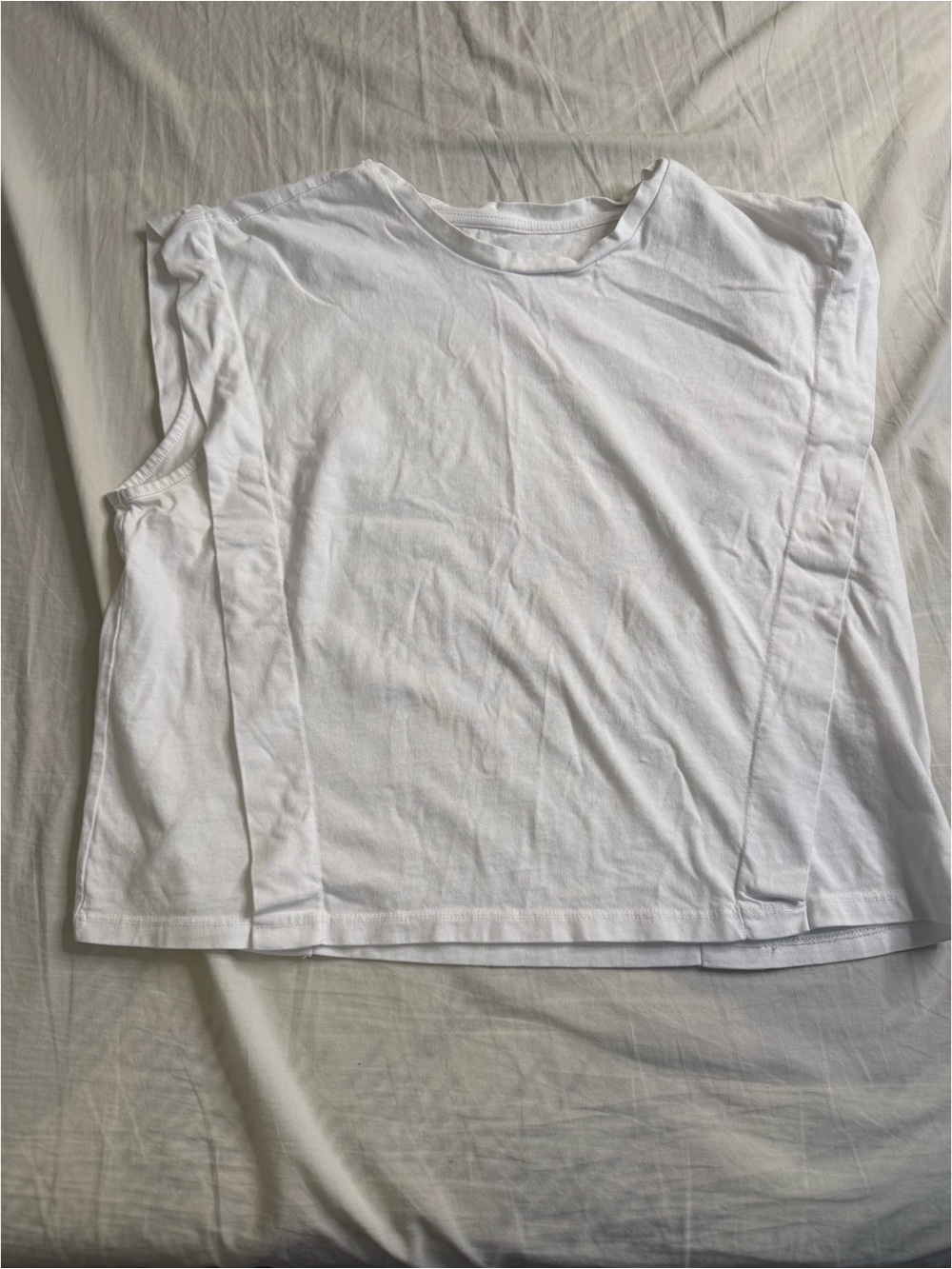 Pilcro White Short Sleeve Crewneck Tee